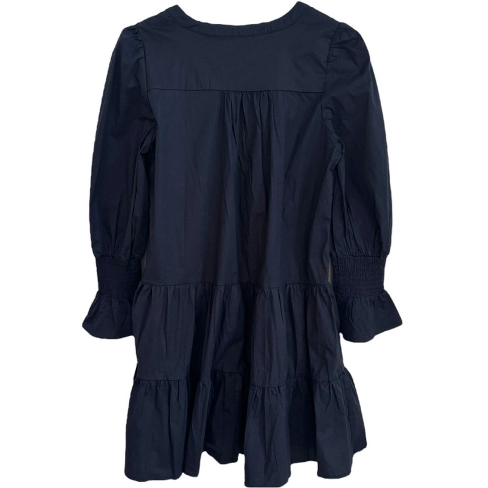 Tuckernuck Pomander Place Navy Cotton Poplin Kenzo Mini Dress Small NWOT - Picture 7 of 12